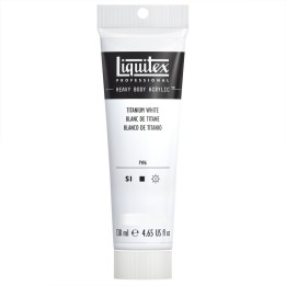 Liquitex Professional Heavy Body Acrylic Paint, 138 mL Tube, Titanium White