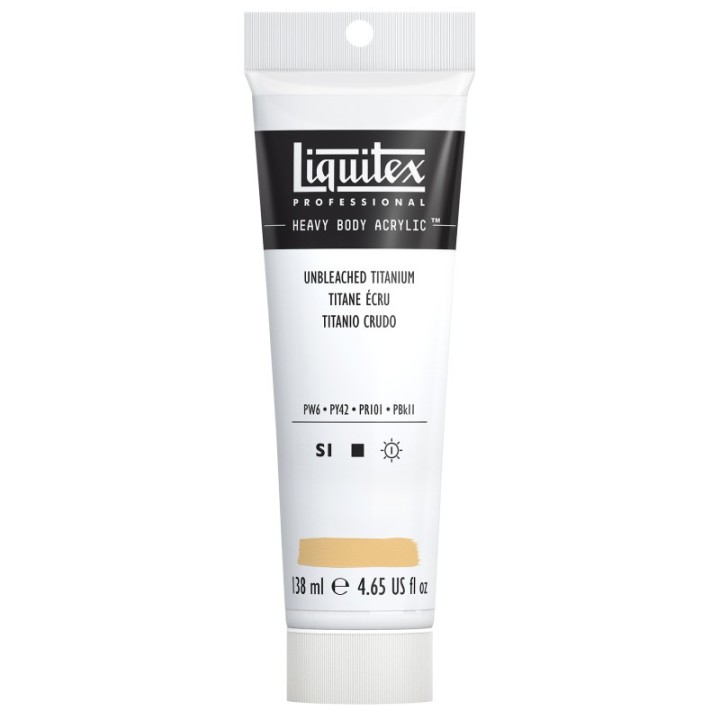 Liquitex Professional Heavy Body Acrylic Paint, 138 mL Tube, Unbleached Titanium