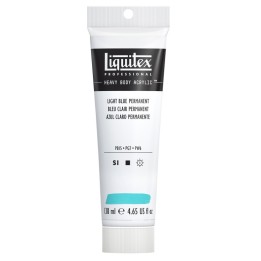 Liquitex Professional Heavy Body Acrylic Paint, 138 mL Tube, Light Blue Permanent