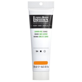 Liquitex Professional Heavy Body Acrylic Paint, 138 mL Tube, Cadmium Free Orange