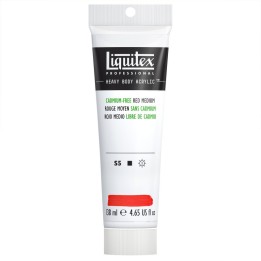 Liquitex Professional Heavy Body Acrylic Paint, 138 mL Tube, Cadmium Free Red Medium