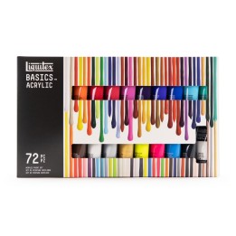 Liquitex BASICS Acrylic Paint, Complete Collection, 22 mL Tubes, Set of 72