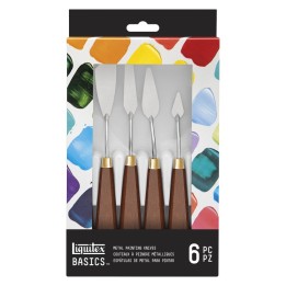 Liquitex BASICS Metal Palette Knives, Set of 6