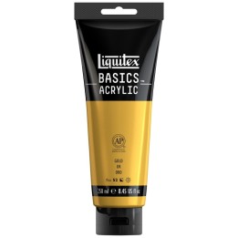 Liquitex BASICS Acrylic Paint, 250 mL, Tube, Gold