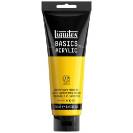 Liquitex BASICS Acrylic Paint, 250 mL, Tube, Cadmium Yellow Medium Hue