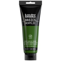 Liquitex BASICS Acrylic Paint, 250 mL, Tube, Hooker’s Green Hue Permanent