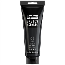 Liquitex BASICS Acrylic Paint, 250 mL, Tube, Mars Black