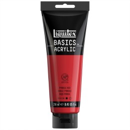 Liquitex BASICS Acrylic Paint, 250 mL, Tube, Pyrrole Red