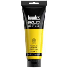 Liquitex BASICS Acrylic Paint, 250 mL, Tube, Primary Yellow