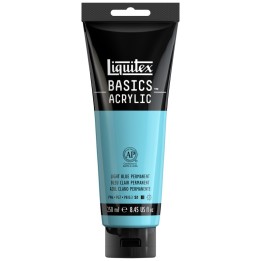 Liquitex BASICS Acrylic Paint, 250 mL, Tube, Light Blue Permanent