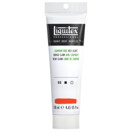 Liquitex Professional Heavy Body Acrylic Paint, 138 mL Tube, Cadmium Free Red Light