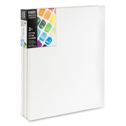 Liquitex BASICS Cotton Canvas, 16x20 in, Set of 3
