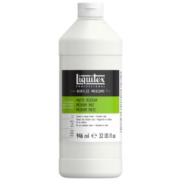 Liquitex Professional Acrylic Matte Medium, Clear, 32 oz (946 mL)