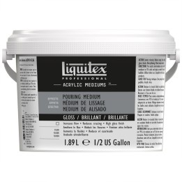 Liquitex Professional Acrylic Pouring Medium, Gloss, 64 oz (1.89 L)