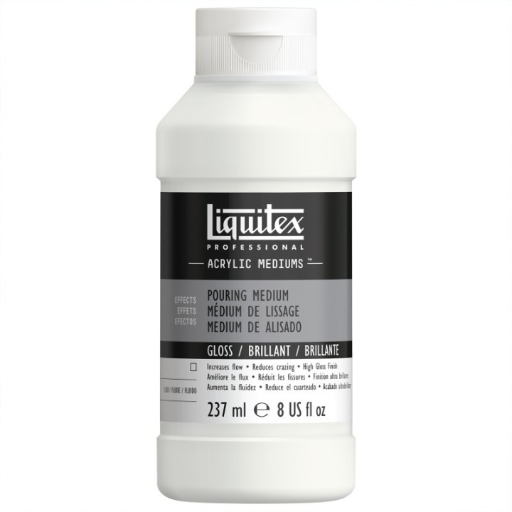 Liquitex Professional Acrylic Pouring Medium, Gloss, 8 oz (237 mL)