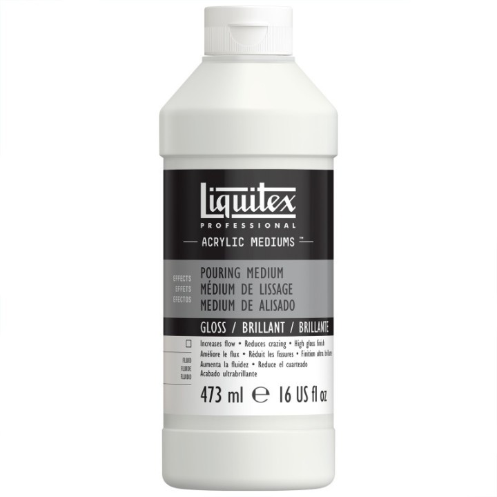 Liquitex Professional Acrylic Pouring Medium, Gloss, 16 oz (473 mL)