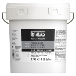 Liquitex Professional Acrylic Pouring Medium, Gloss, 128 oz (3.78 L)