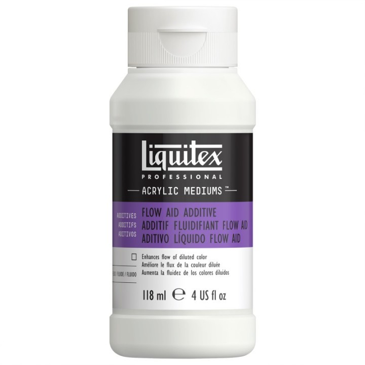 Liquitex Professional Acrylic Flow Aid Additive, Clear, 4 oz (118 mL)