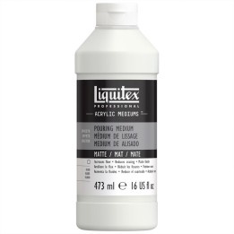 Liquitex Professional Acrylic Pouring Medium, Matte, 16 oz (473 mL)