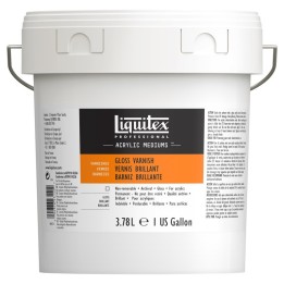 Liquitex Professional Acrylic Gloss Varnish, Clear, 128 oz (3.78 L)