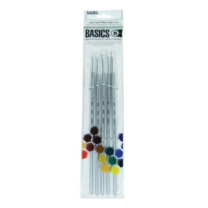 Liquitex BASICS Brush Pack, Set of 5