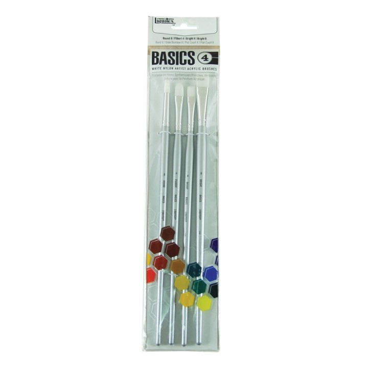 Liquitex BASICS Brush Pack, Set of 4