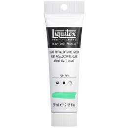 Liquitex Professional Heavy Body Acrylic Paint, 59 mL Tube, Light Phthalocyanine Green