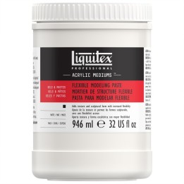 Liquitex Professional Acrylic Flexible Modeling Paste, 32 oz (946 mL)