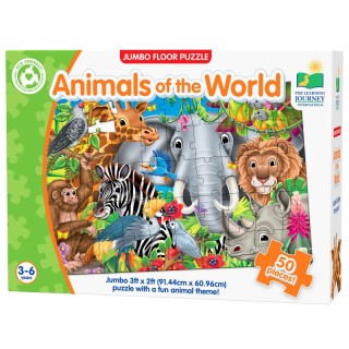 The Learning Journey International Jumbo Floor Puzzles - Animals of the World