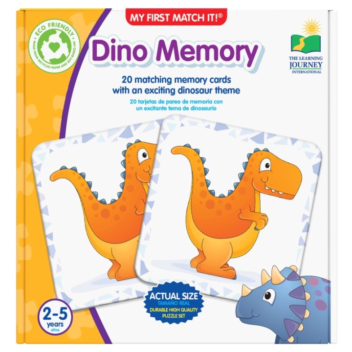 The Learning Journey International My First Memory Game - Dino's