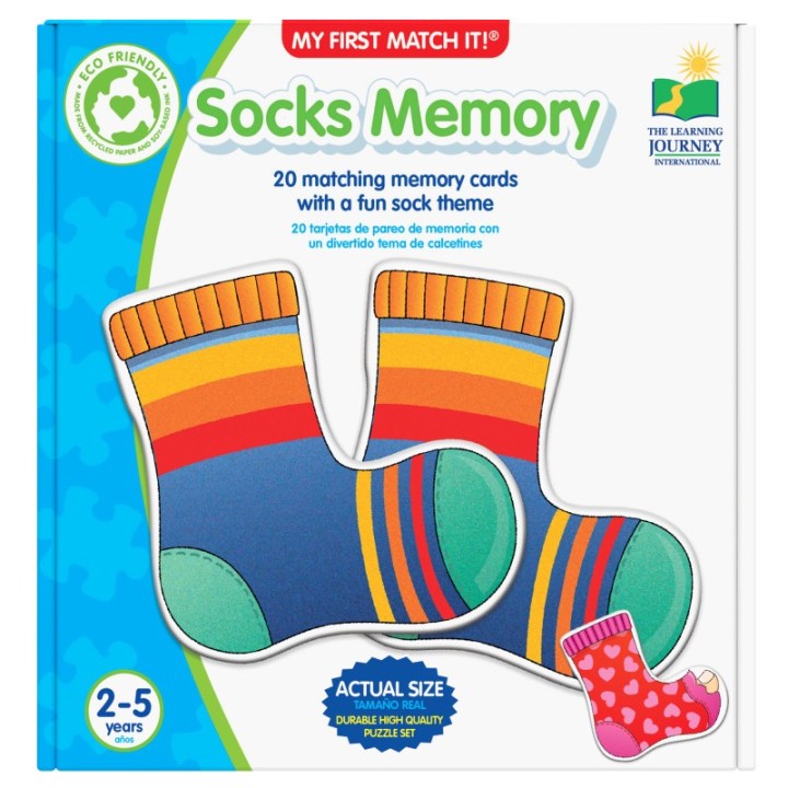 The Learning Journey International My First Memory Game - Sock Match