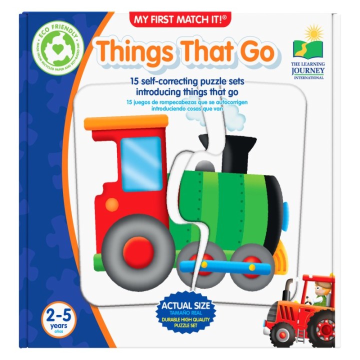 The Learning Journey International My First Match It - Things That Go