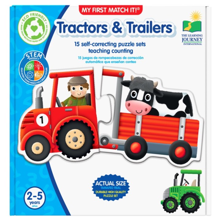 The Learning Journey International My First Match It - Tractors & Trailers