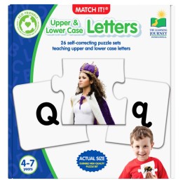 The Learning Journey International Match It! - Upper & Lower Case Letters