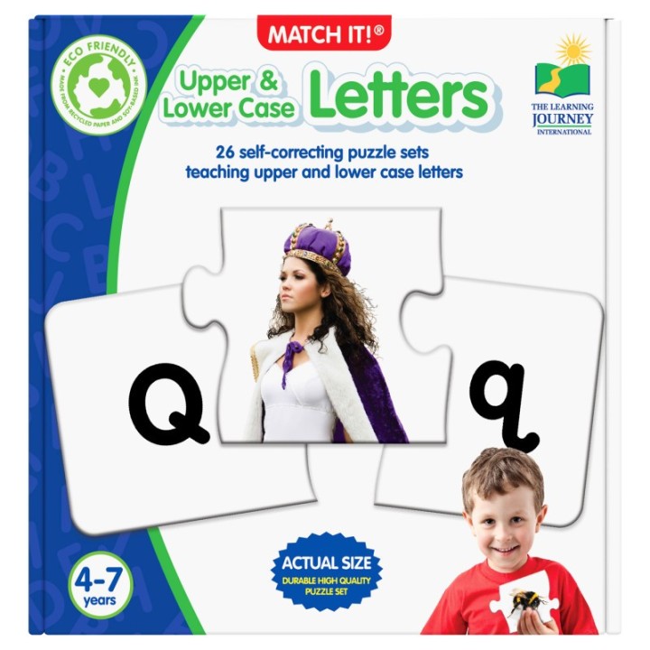 The Learning Journey International Match It! - Upper & Lower Case Letters