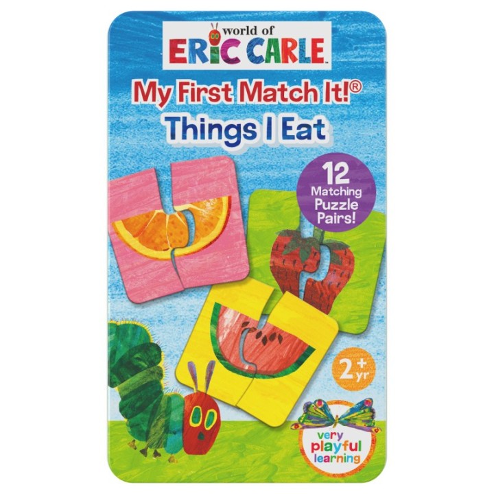 The Learning Journey International World of Eric Carle - My First Match It! Tin - Things I Eat