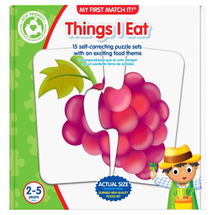 The Learning Journey International My First Match It - Things I Eat