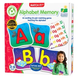 The Learning Journey International Match It! Game: Alphabet Memory
