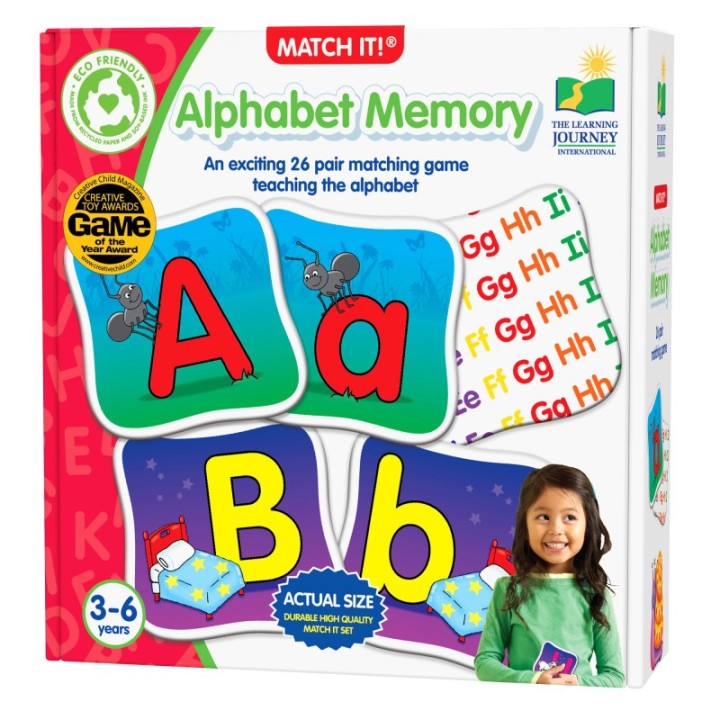 The Learning Journey International Match It! Game: Alphabet Memory