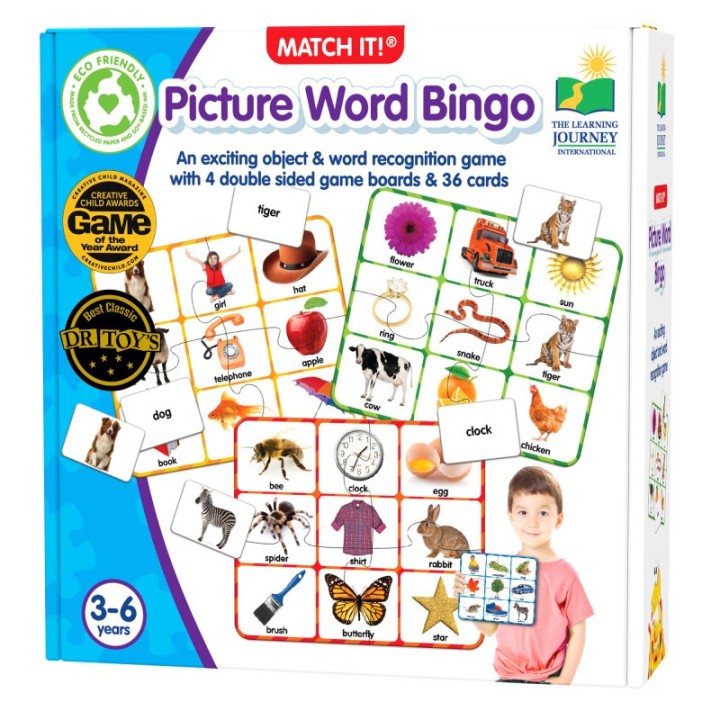 The Learning Journey International Match It! Bingo - Picture Word