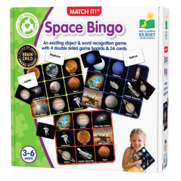 The Learning Journey International Match It! Bingo - Space