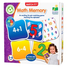 The Learning Journey International Match It! Game: Math Memory