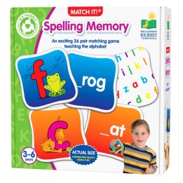 The Learning Journey International Match It! Game: Spelling Memory