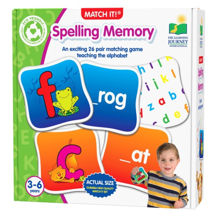 The Learning Journey International Match It! Game: Spelling Memory