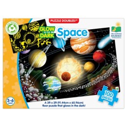 The Learning Journey International Puzzle Doubles - Glow In The Dark - Space