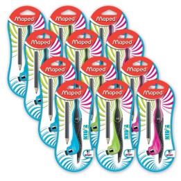 Maped® Kid'z Compass with Safety Tip + Pencil, Set of 12