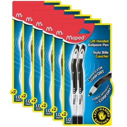 Maped® Visiopen Ball-Point For Lefties - 2 Per Pack, 6 Packs