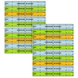 Maped® Unbreakable Ruler 12" / 30cm, Pack of 20