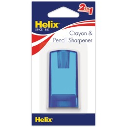 Helix® Crayon & Pencil 2-Hole Canister Sharpener