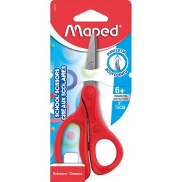 Maped® Essential 5" Pointed School Scissors, Assorted Colors, Retail Packaging